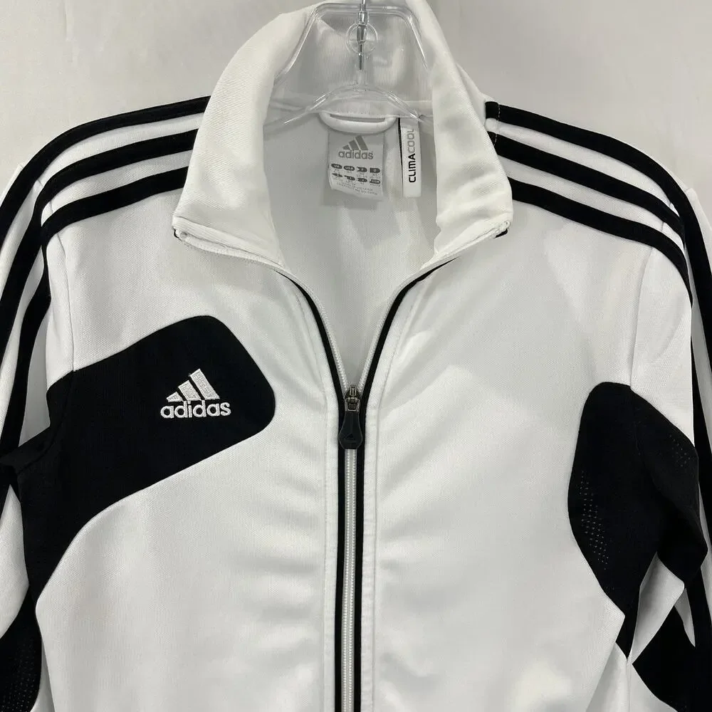 Adidas Climacool Full Zip Track Jacket 3 Stripes Boys Youth XS ( 7-8‎ Years)